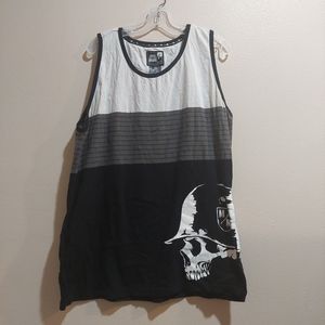 Vintage Metal Mulisha Skull Death Troop Sleeveless Tank Top Size XL~W8